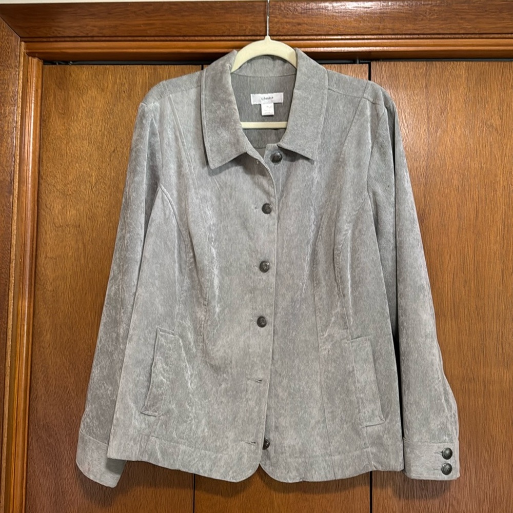 CJ BANKS corduroy jacket. Size 1X
